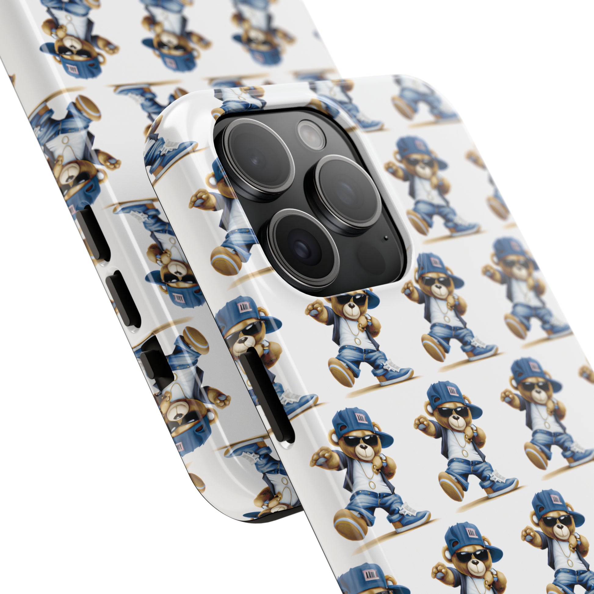 Teddy Wrapper: iPhone Tough Case Design - Wireless Charging - Superior Protection - Original Graphics by TheGlassyLass.com