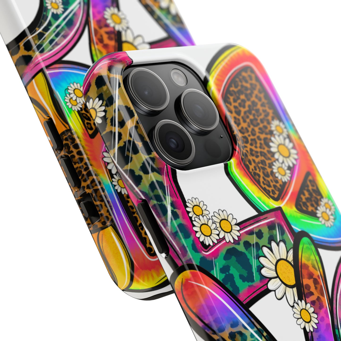 Peace & Love: iPhone Tough Case Design - Wireless Charging - Superior Protection - Original Graphics by TheGlassyLass.com