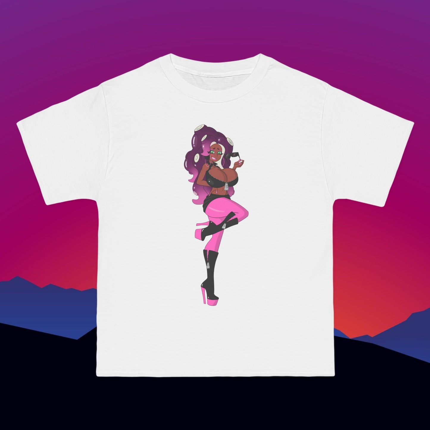 Organic T-Shirt: (Hanes Beefy-T 100% Preshrunk Cotton) Custom Printed by TheGlassyLass.com