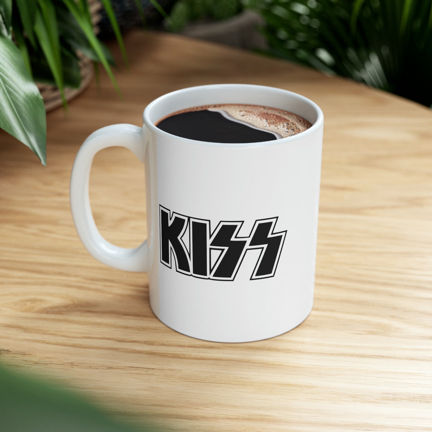 KISS Army Coffee Mug - Double Sided White Ceramic 11oz by TheGlassyLass.com