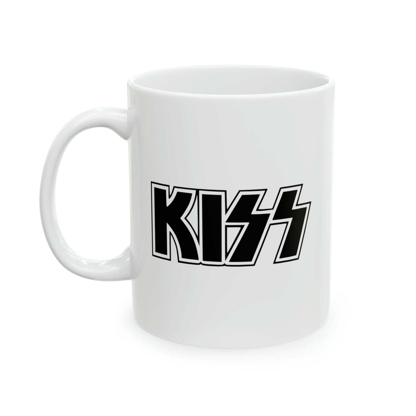 KISS Army Coffee Mug - Double Sided White Ceramic 11oz by TheGlassyLass.com