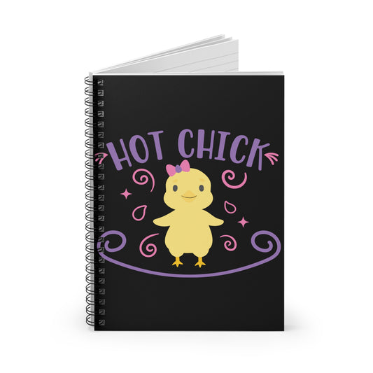 Hot Chick: Spiral Notebook - Log Books - Journals - Diaries - and More Custom Printed by TheGlassyLass