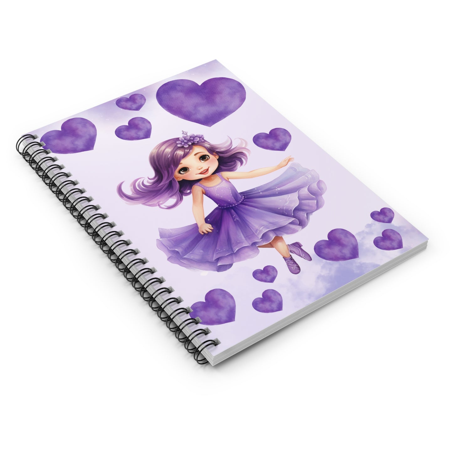 Purple Power: Spiral Notebook - Log Books - Journals - Diaries - and More Custom Printed by TheGlassyLass