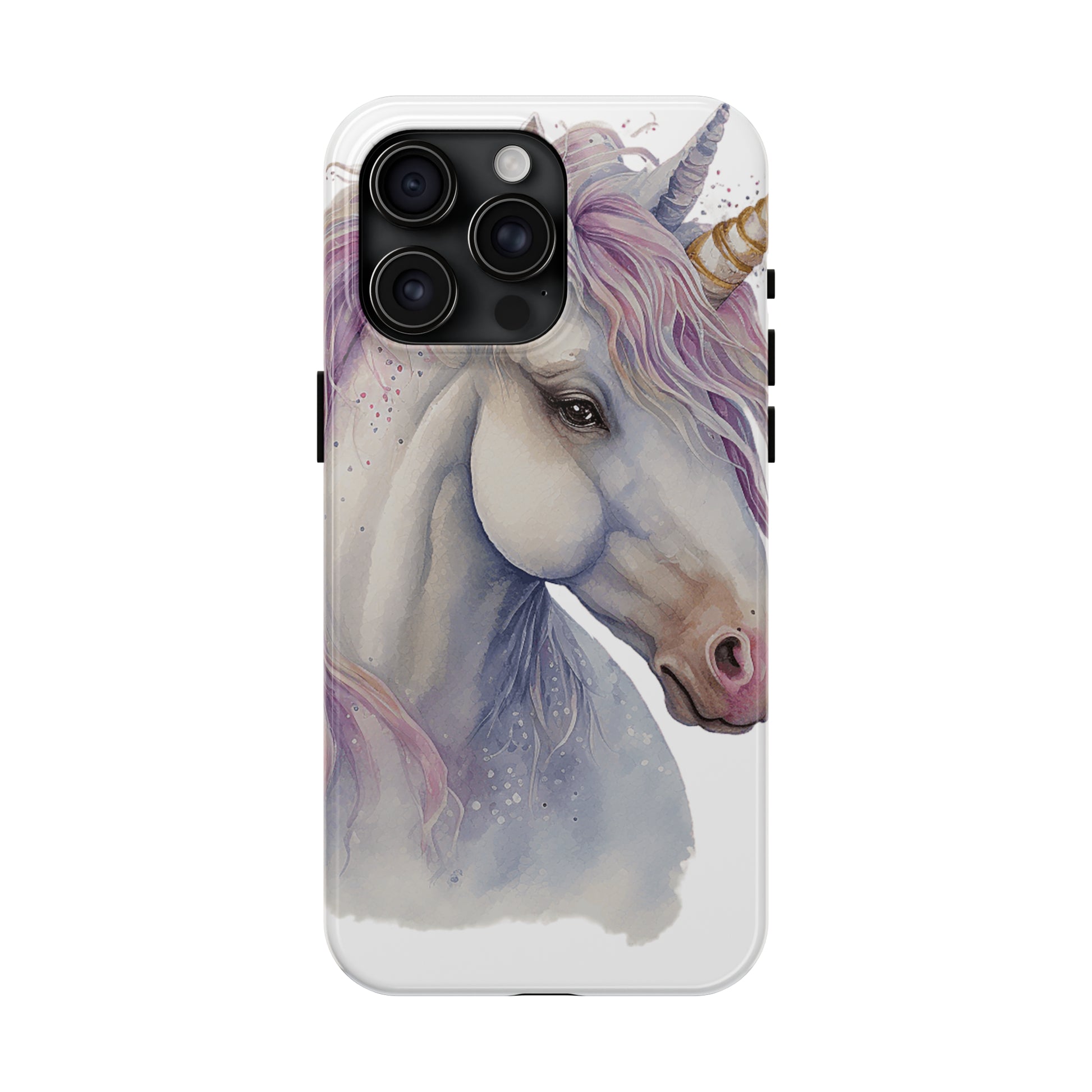 Unicorn Spirit Guide: iPhone Tough Case Design - Wireless Charging - Superior Protection - Original Designs by TheGlassyLass.com