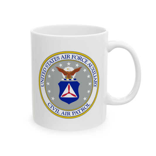 Civil Air Patrol Coffee Mug - Double Sided White Ceramic 11oz by TheGlassyLass.com