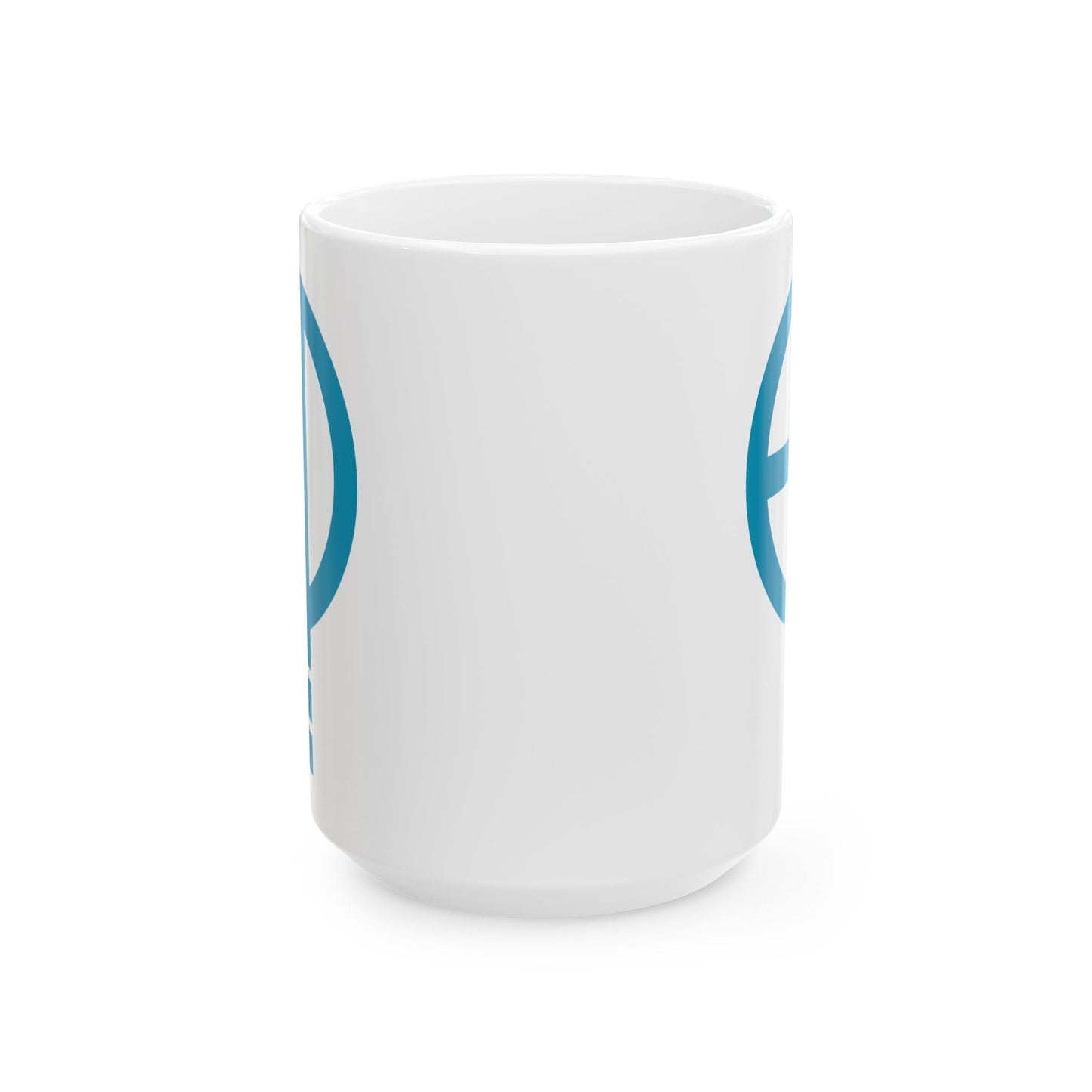 ELP Coffee Mug - Double Sided White Ceramic 15oz by TheGlassyLass.com