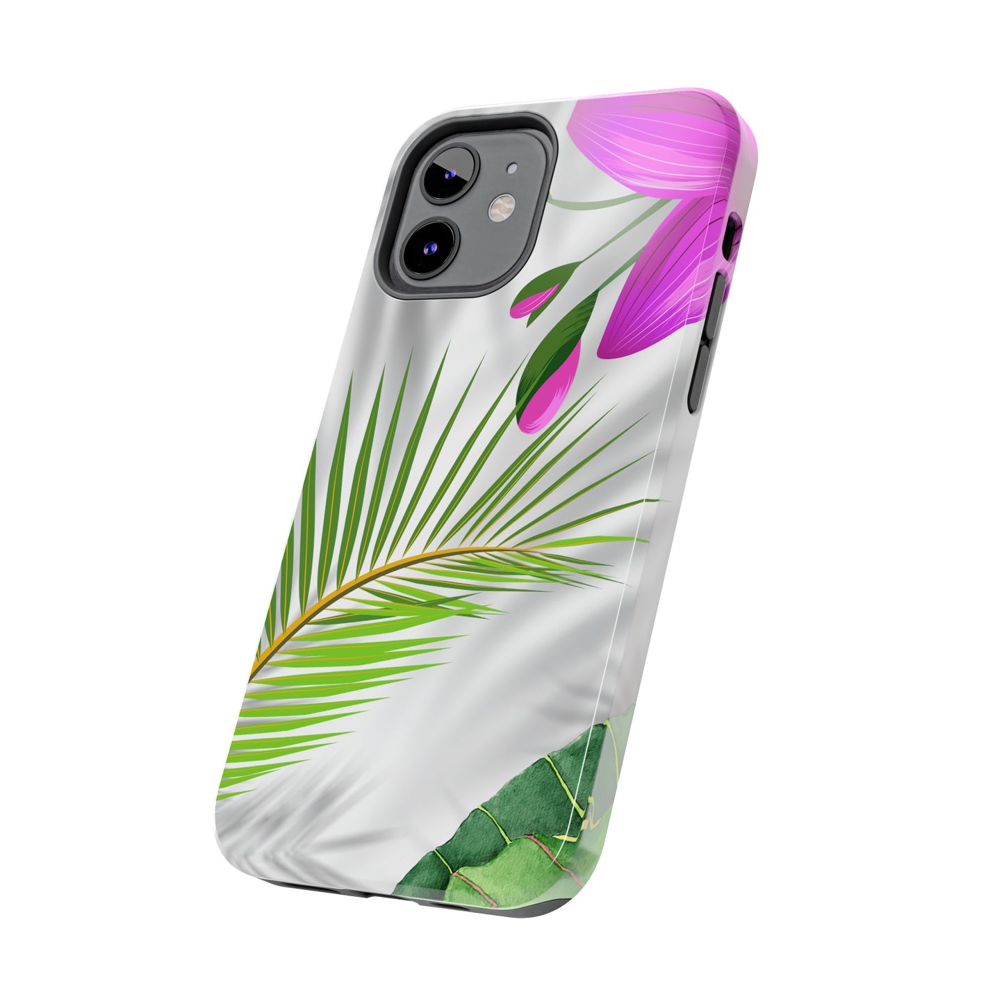 Orchid Flowers Custom Printed iPhone case by TheGlassyLass.com