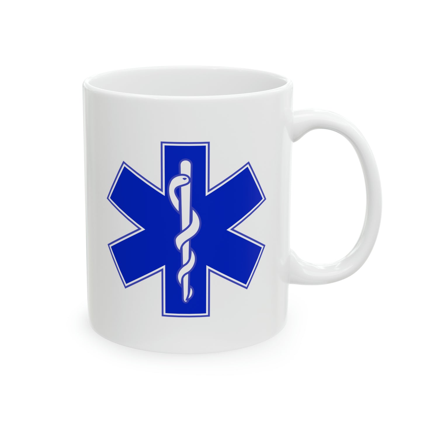 Paramedic Coffee Mug - Double Sided White Ceramic 11oz by TheGlassyLass.com