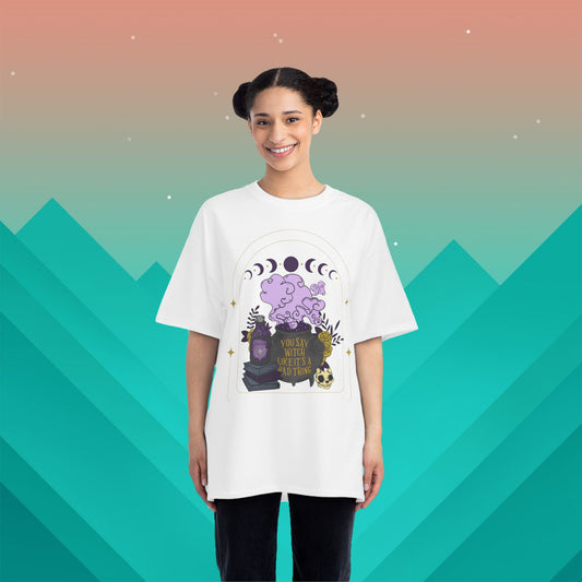 You Say Witch Like It Is A Bad Thing Halloween T-Shirt: (Hanes Beefy-T 100% Preshrunk Cotton Custom Printed by TheGlassyLass.com