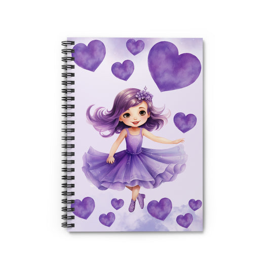 Purple Power: Spiral Notebook - Log Books - Journals - Diaries - and More Custom Printed by TheGlassyLass