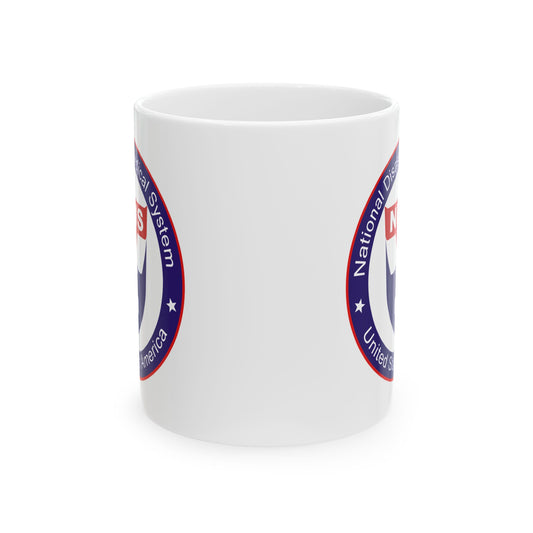 National Disaster Medical System Coffee Mug - Double Sided Print, White Ceramic, 11oz by TheGlassyLass