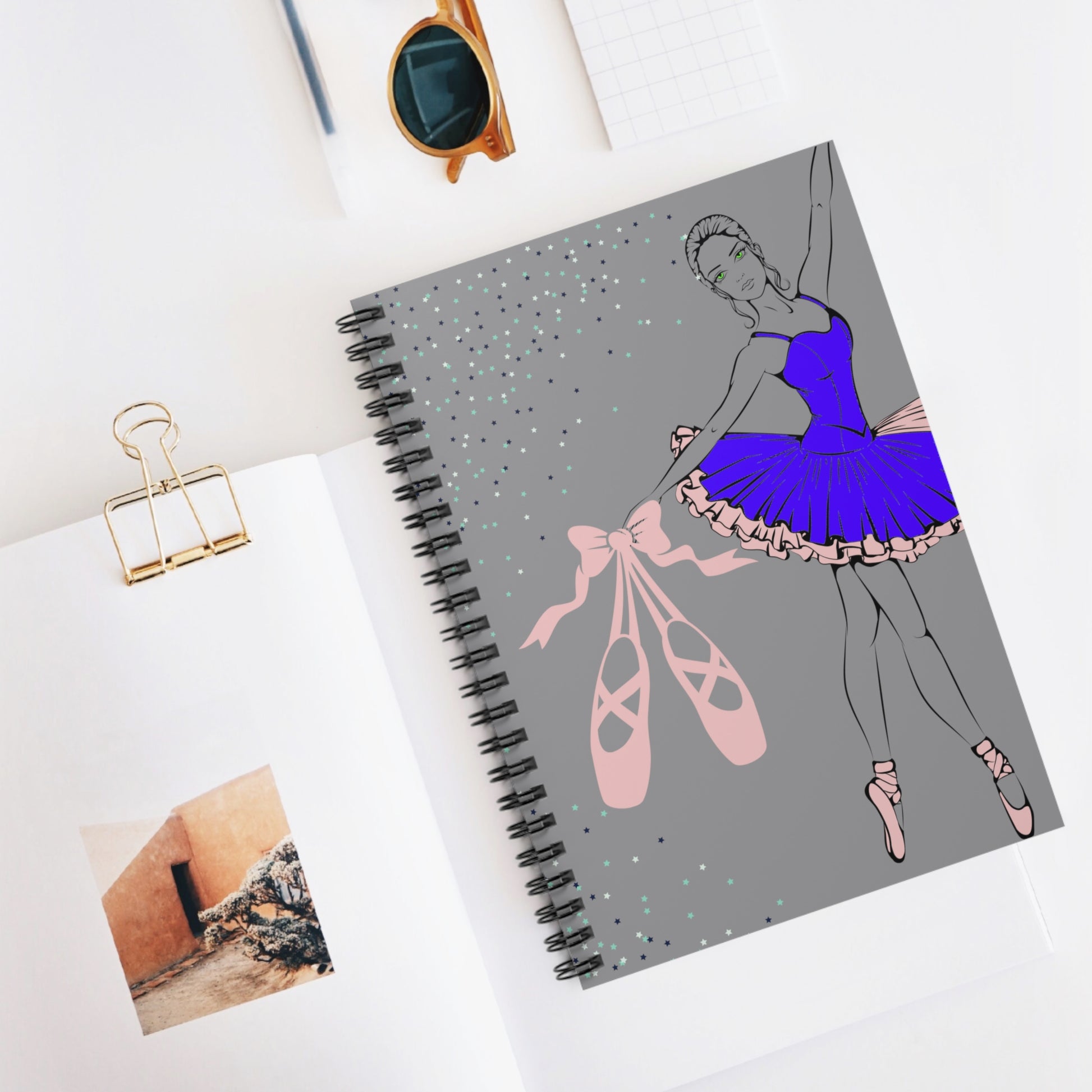 Dance Among the Stars: Spiral Notebook - Log Books - Journals - Diaries - and More Custom Printed by TheGlassyLass