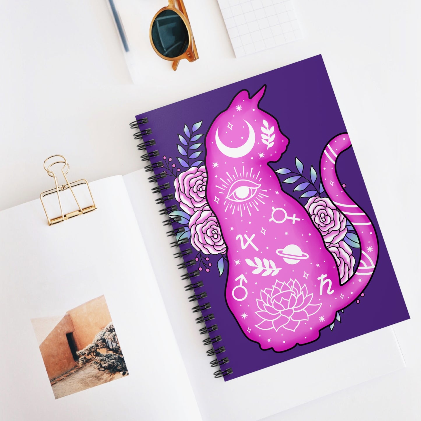 Astral Familiar - I Love You: Spiral Notebook - Log Books - Journals - Diaries - and More Custom Printed by TheGlassyLass