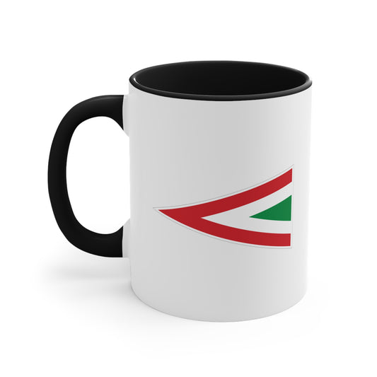 Hungarian Air Force Roundel Coffee Mug - Double Sided Black Accent Ceramic 11oz - by TheGlassyLass.com