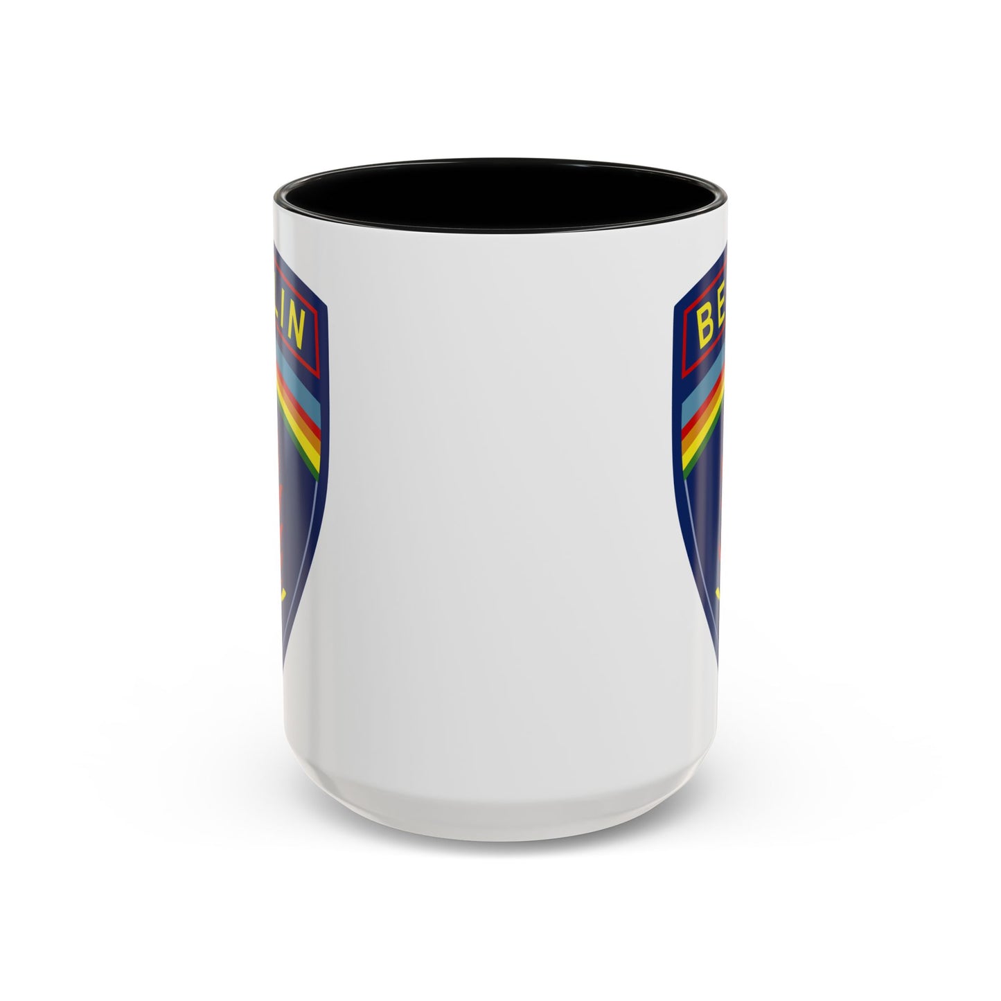 US Army Berlin Brigade Insignia - Double Sided Black Accent White Ceramic Coffee Mug 15oz by TheGlassyLass.com