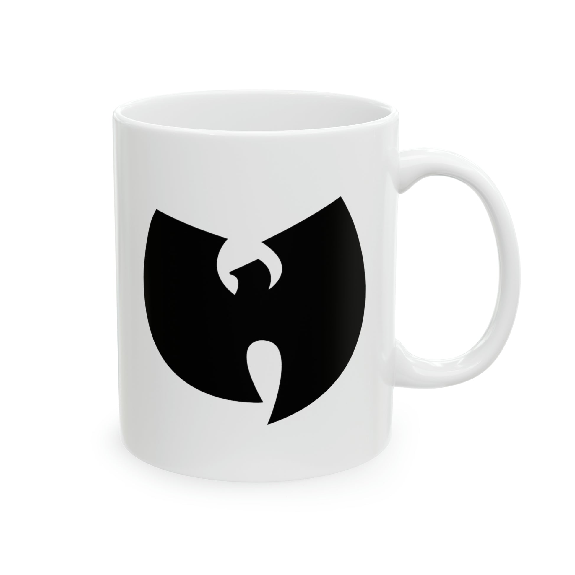 Wu-Tang Black Coffee Mug - Double Sided White Ceramic 11oz by TheGlassyLass.com