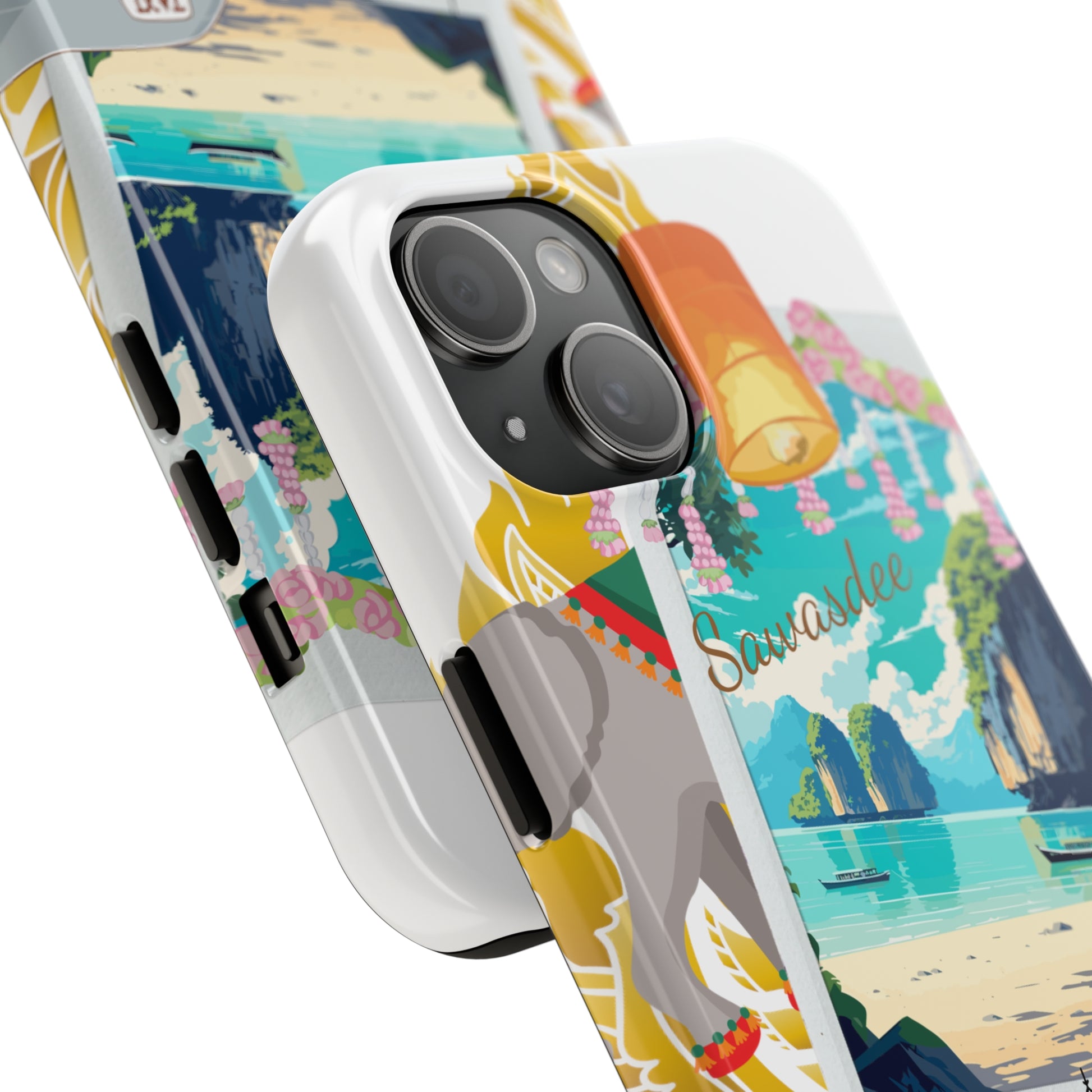 Sawasdee Phuket: iPhone - Tough iPhone Case Design - Wireless Charging - Superior Protection - Original Designs by TheGlassyLass.com