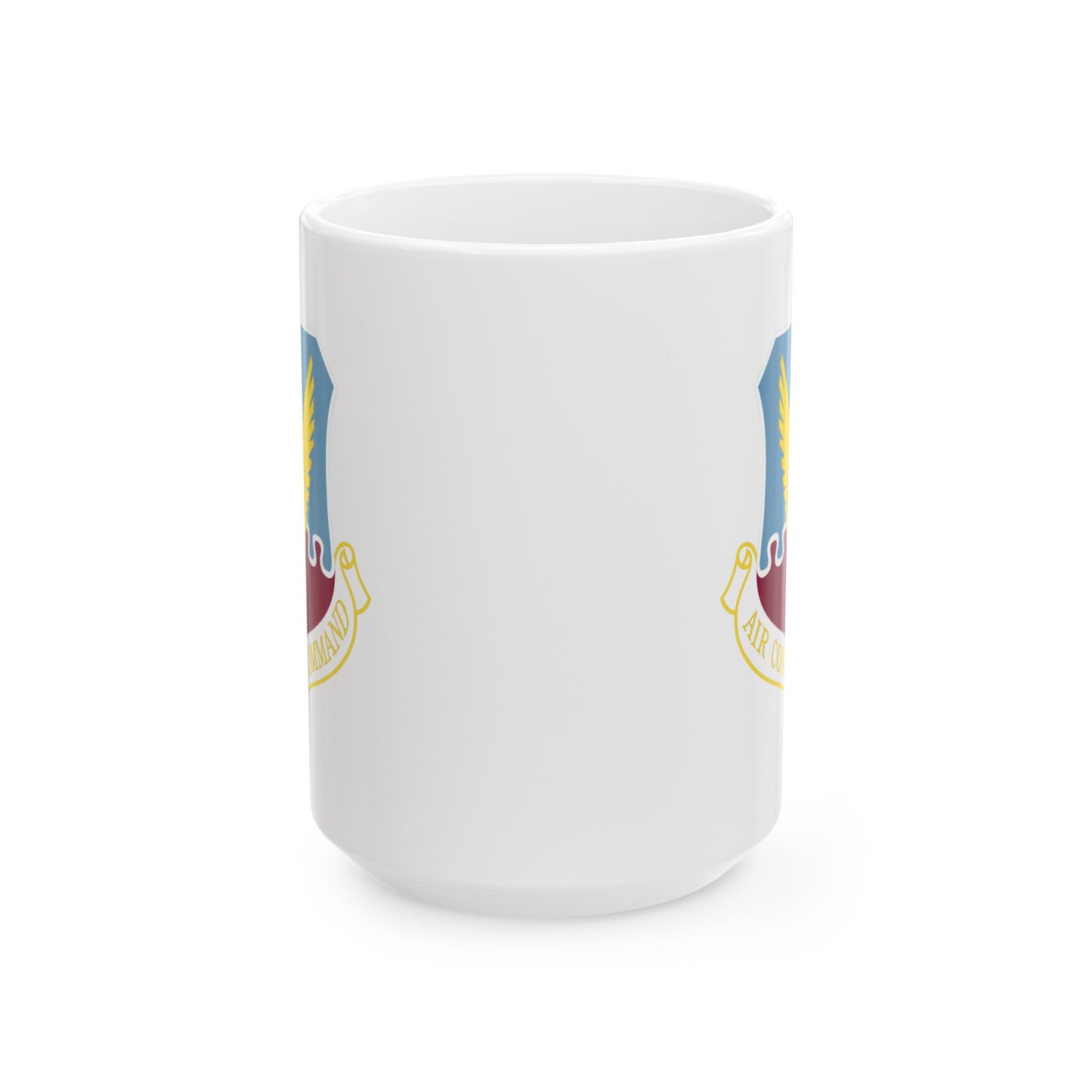 Air Combat Command - Double Sided White Ceramic Coffee Mug 15oz by TheGlassyLass.com
