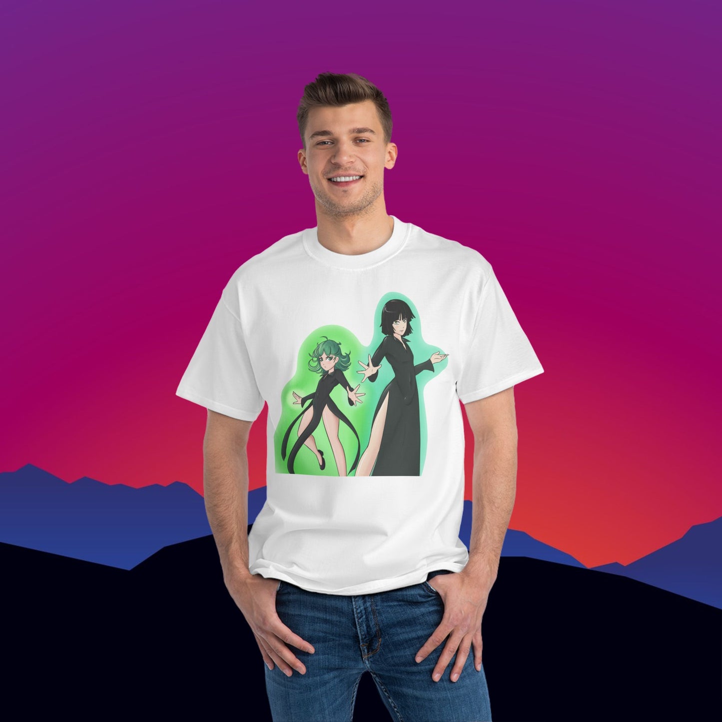 Magic T-Shirt: (Hanes Beefy-T 100% Preshrunk Cotton) Custom Printed by TheGlassyLass.com