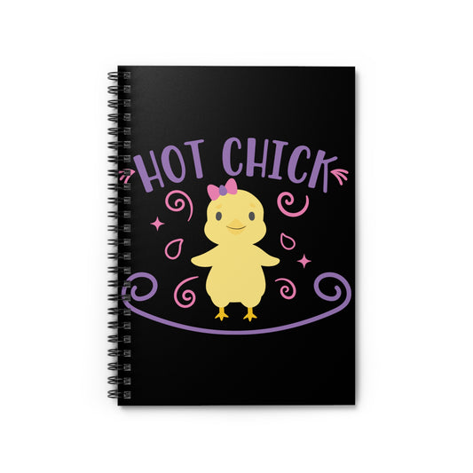 Hot Chick: Spiral Notebook - Log Books - Journals - Diaries - and More Custom Printed by TheGlassyLass