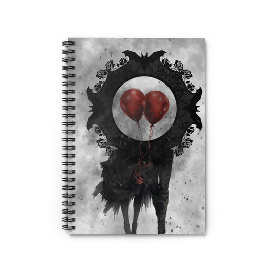 Red Balloon: Spiral Notebook - Log Books - Journals - Diaries - and More Custom Printed by TheGlassyLass