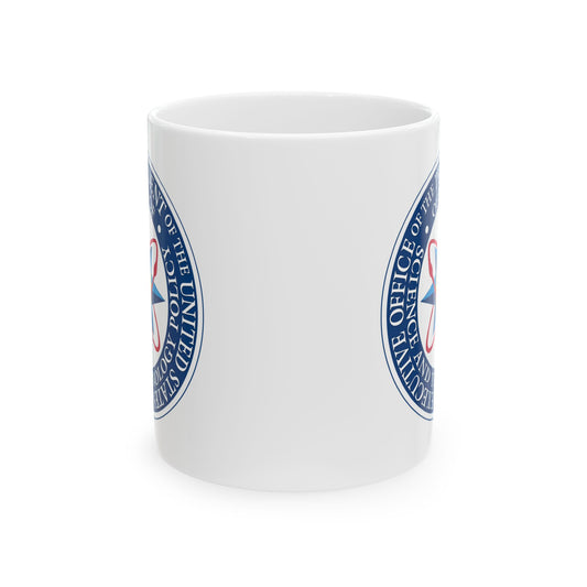 Executive Office of the President of the United States Science and Technology Policy Coffee Mug - Double Sided Print, White Ceramic, 11oz by TheGlassyLass.com