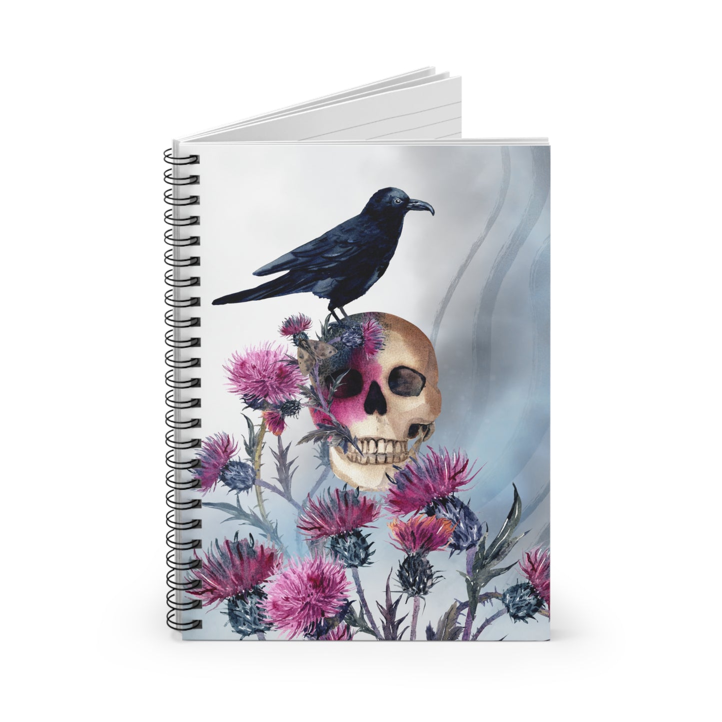 Quoth the Raven: Spiral Notebook - Log Books - Journals - Diaries - and More Custom Printed by TheGlassyLass.com