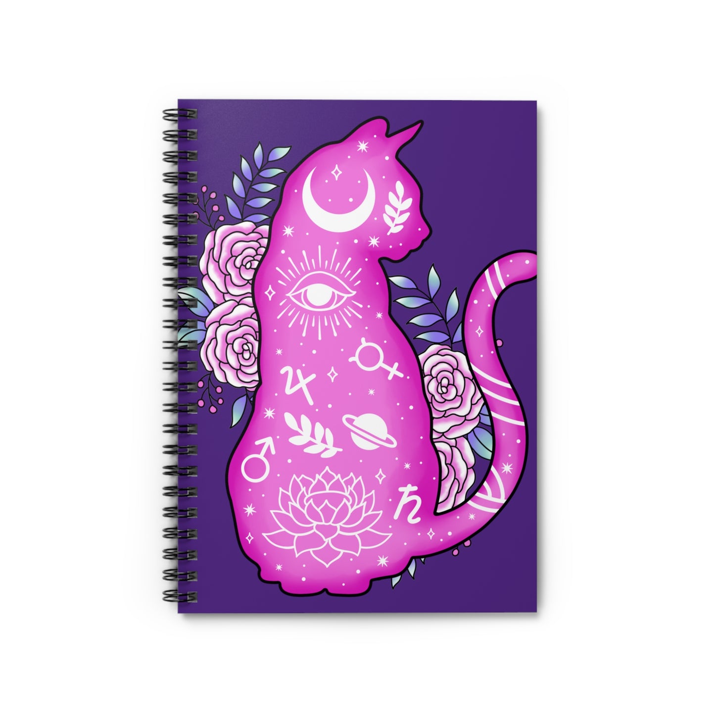 Astral Familiar - I Love You: Spiral Notebook - Log Books - Journals - Diaries - and More Custom Printed by TheGlassyLass
