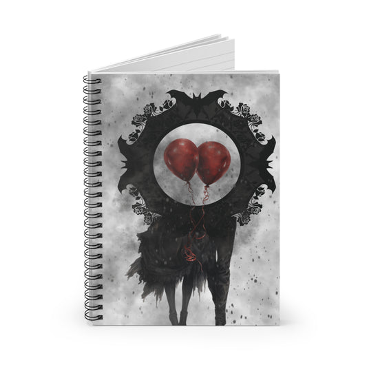 Red Balloon: Spiral Notebook - Log Books - Journals - Diaries - and More Custom Printed by TheGlassyLass
