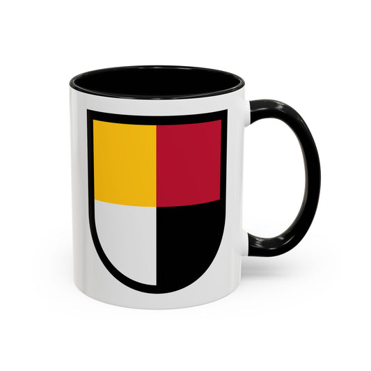 3rd Special Forces Beret Flash Coffee Mug - Double Sided Print, Black Accent White Ceramic, 11oz by TheGlassyLass.com
