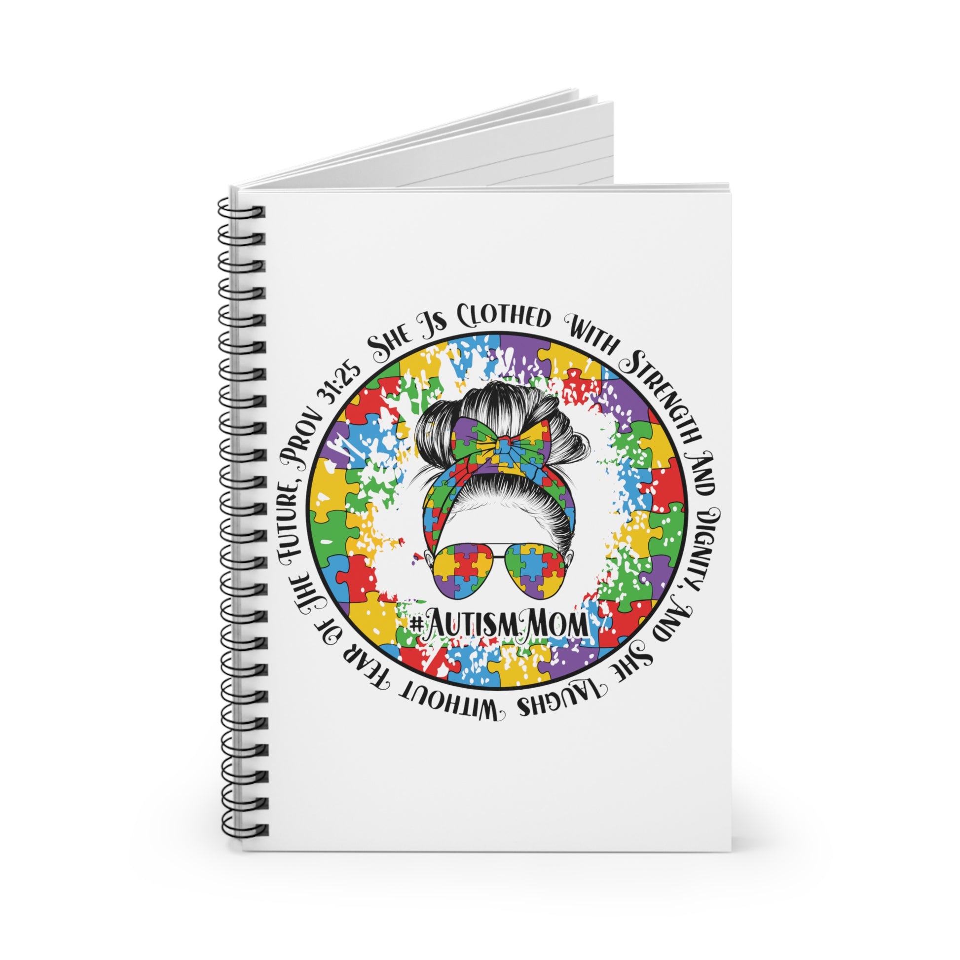 Autism Mom: Spiral Notebook - Log Books - Journals - Diaries - and More Custom Printed by TheGlassyLass