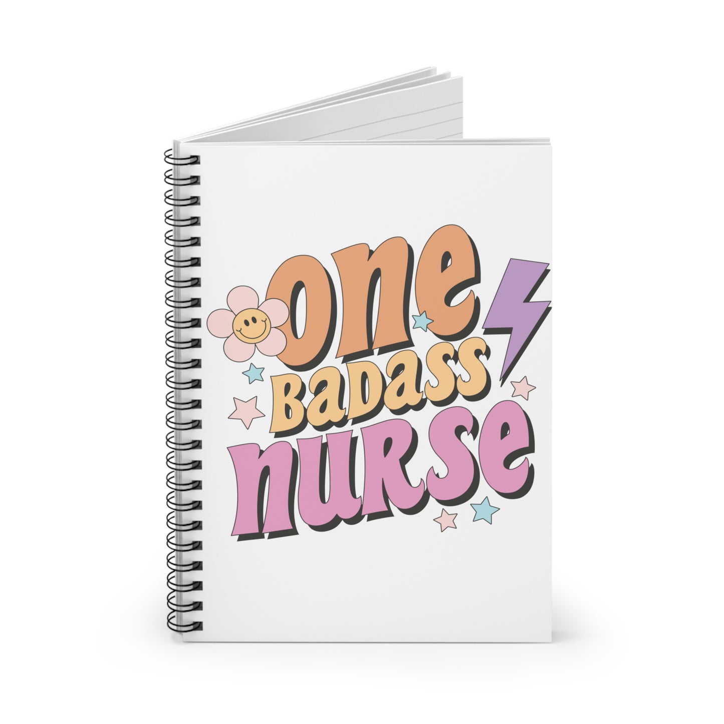 Badass Nurse: Spiral Notebook - Log Books - Journals - Diaries - and More Custom Printed by TheGlassyLass
