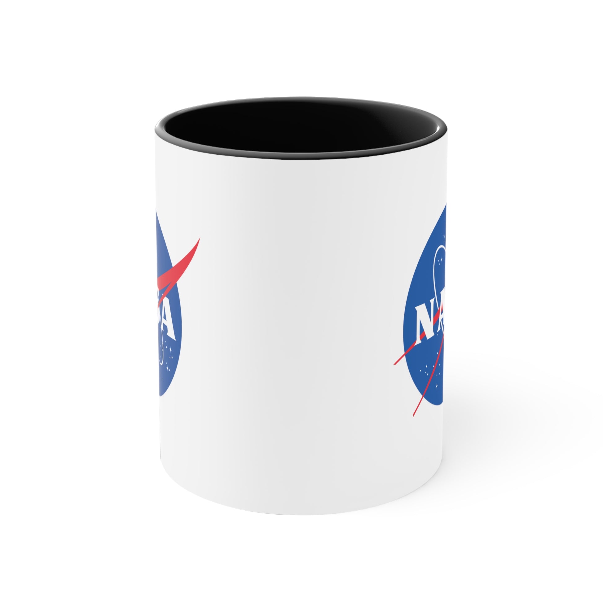 NASA Seal Coffee Mug - Double Sided Black Accent 11oz by TheGlassyLass.com