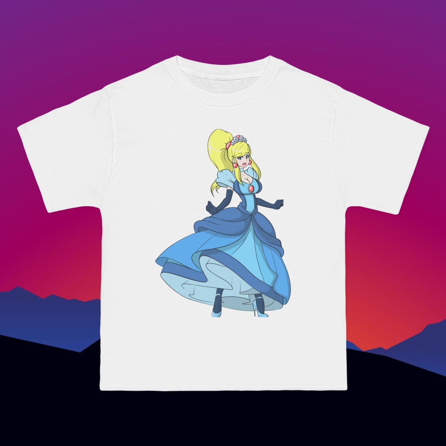 Ball Belle T-Shirt: (Hanes Beefy-T 100% Preshrunk Cotton) Custom Printed by TheGlassyLass.com