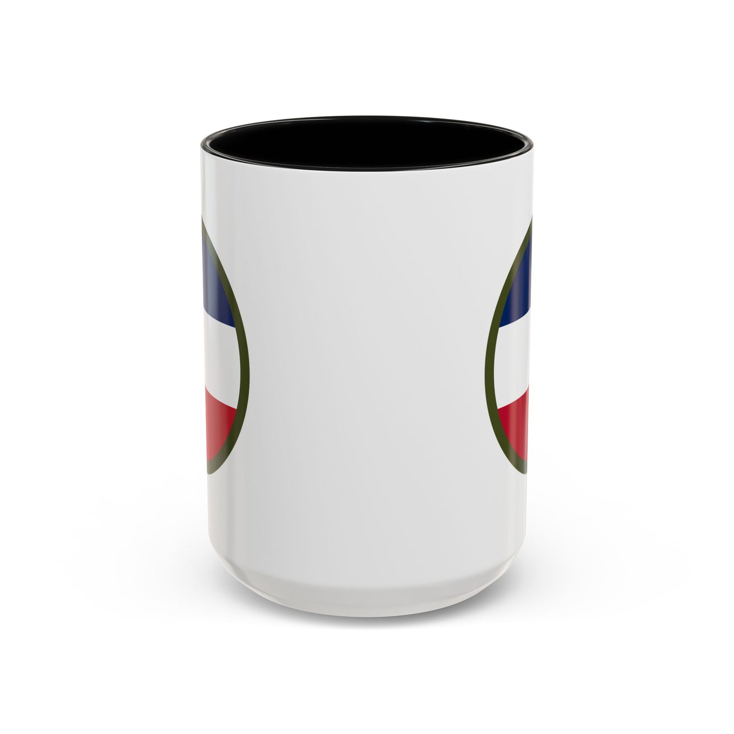 Army Forces Command (FORSCOM) Insignia Coffee Mug - Double Sided Black Accent Ceramic 15oz - by TheGlassyLass.com
