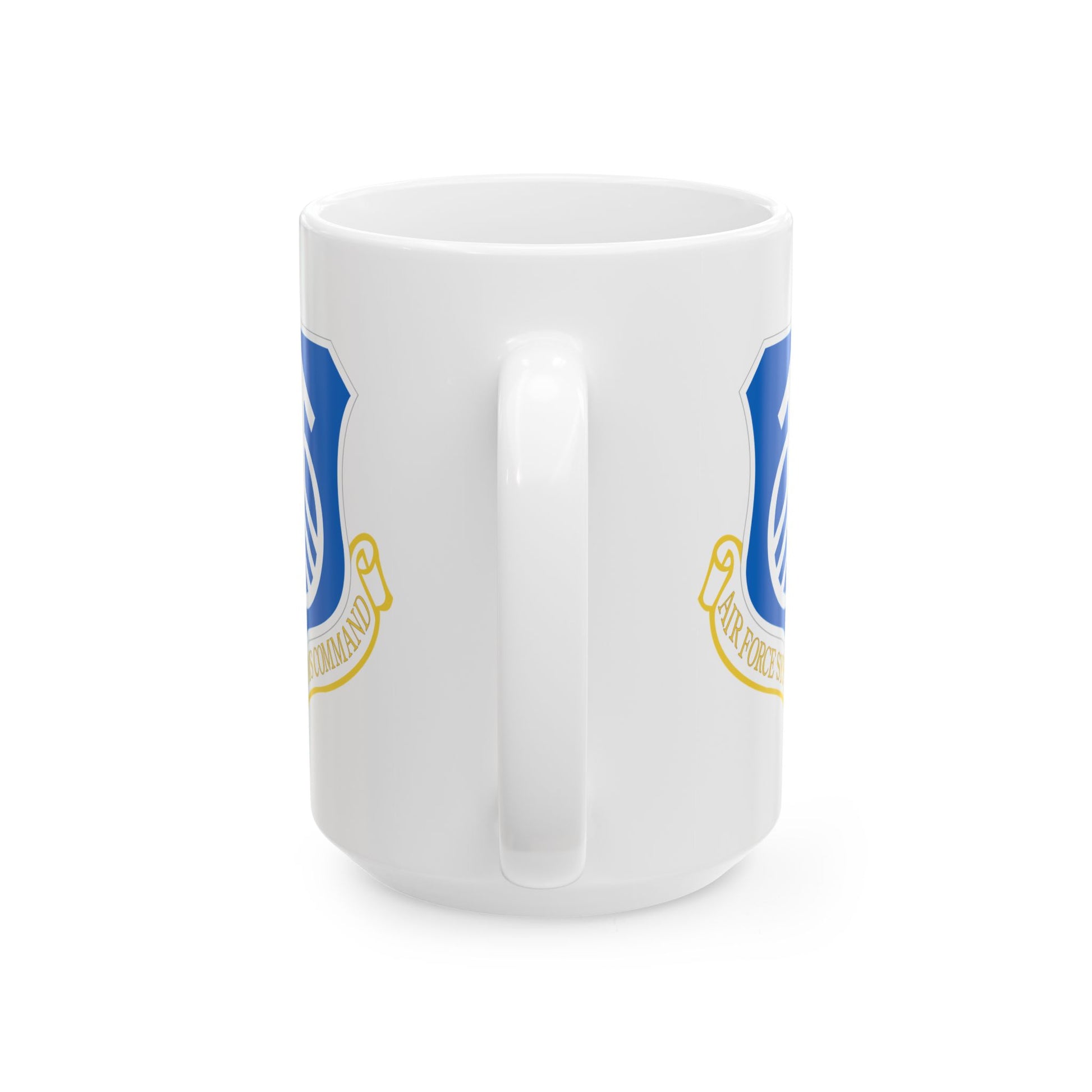 US Air Force Systems Command Seal Coffee Mug - Double Sided Print, White Ceramic, 15oz by TheGlassyLass.com