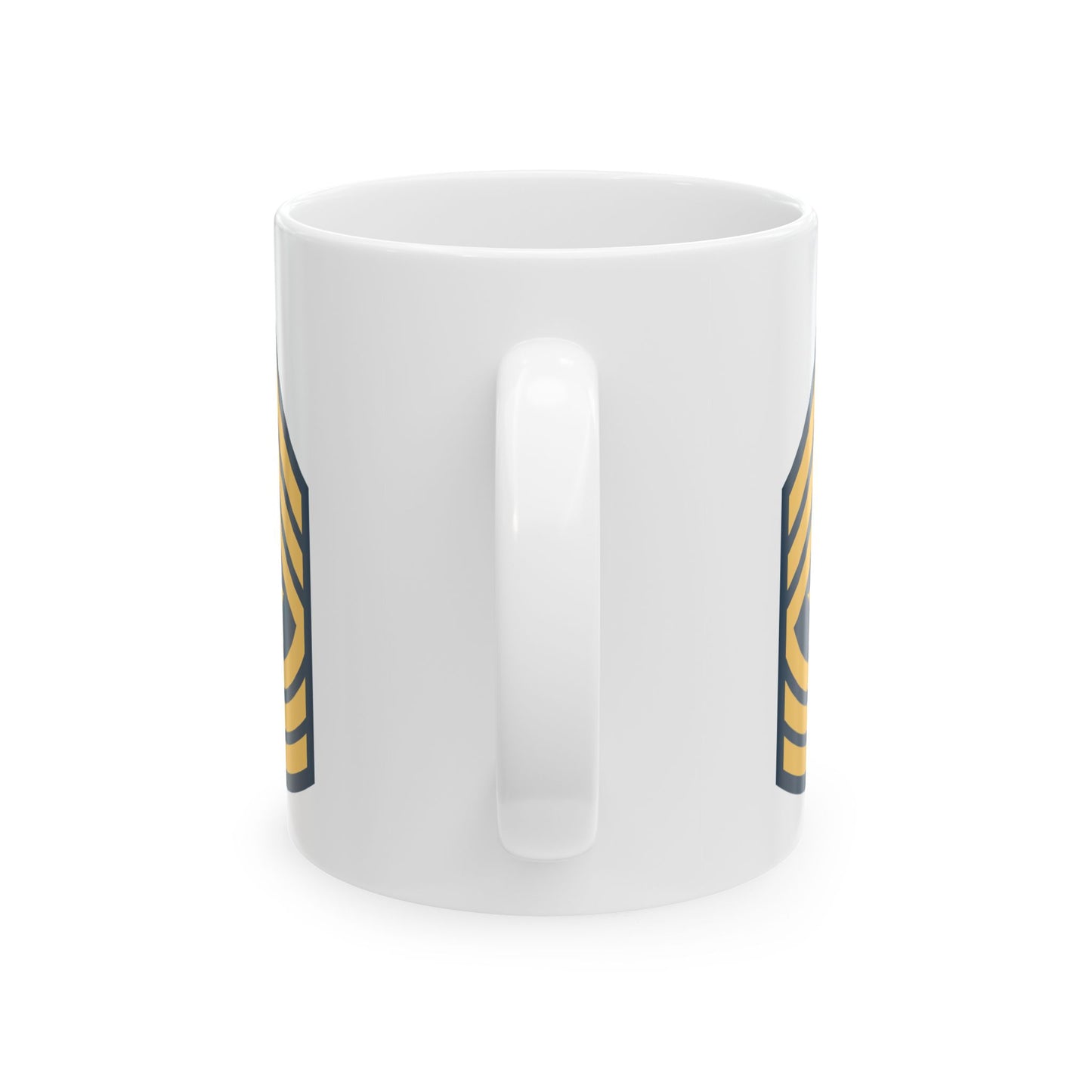 US Army Sergeant Major (E-9) Coffee Mug - Double Sided Print, White Ceramic, 11oz by TheGlassyLass.com