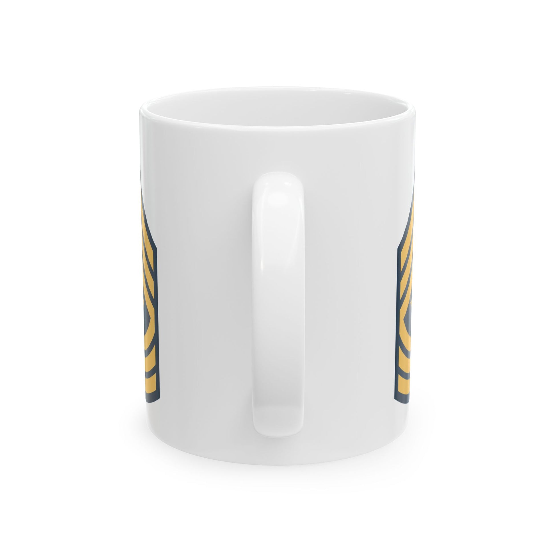 US Army Sergeant Major (E-9) Coffee Mug - Double Sided Print, White Ceramic, 11oz by TheGlassyLass.com
