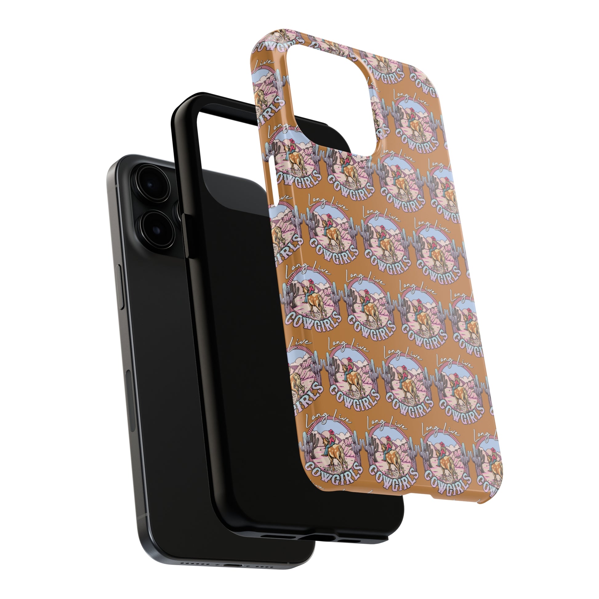 Long Live Cowgirls: iPhone Tough Case Design - Wireless Charging - Superior Protection - Original Designs by TheGlassyLass.com