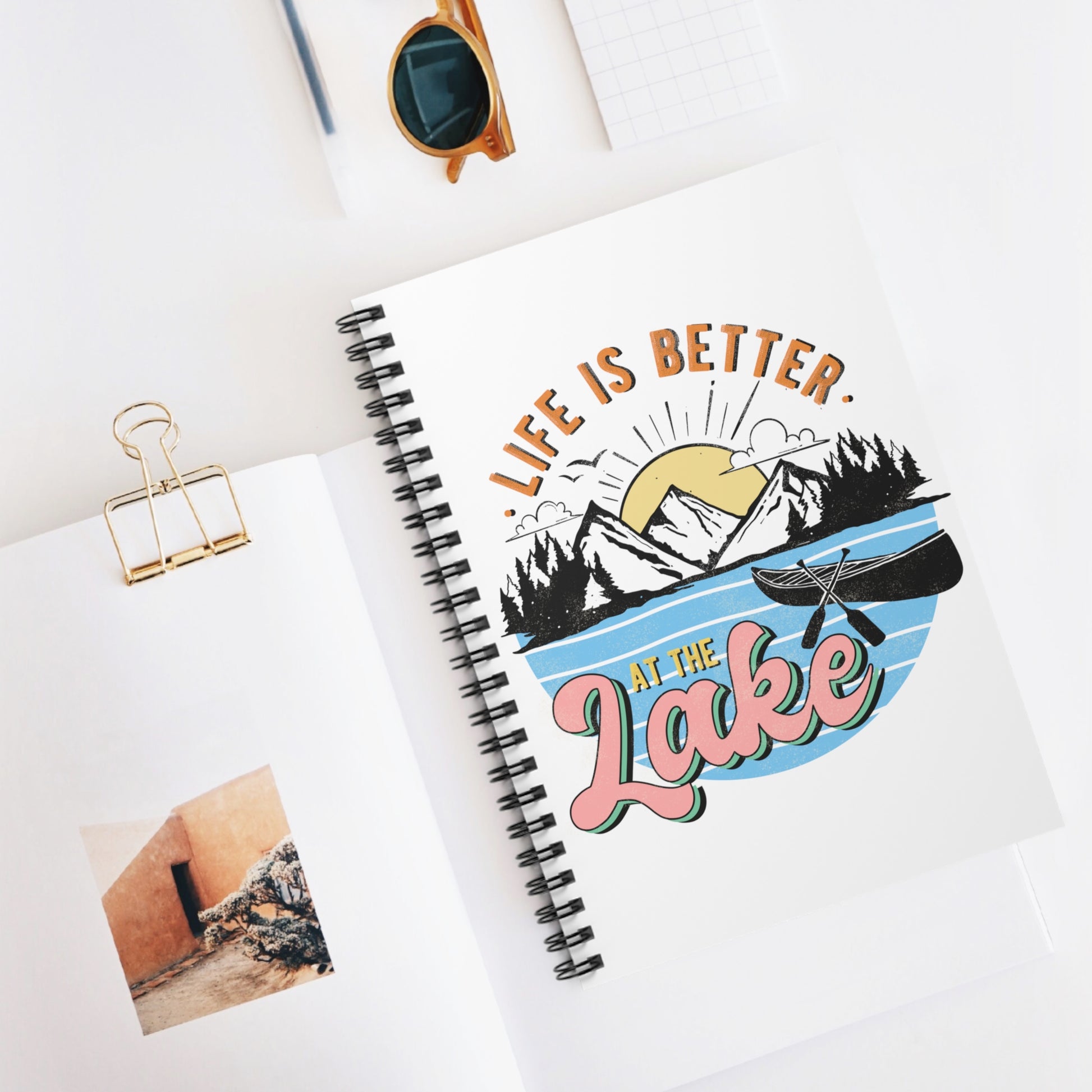 Life is Better: Spiral Notebook - Log Books - Journals - Diaries - and More Custom Printed by TheGlassyLass