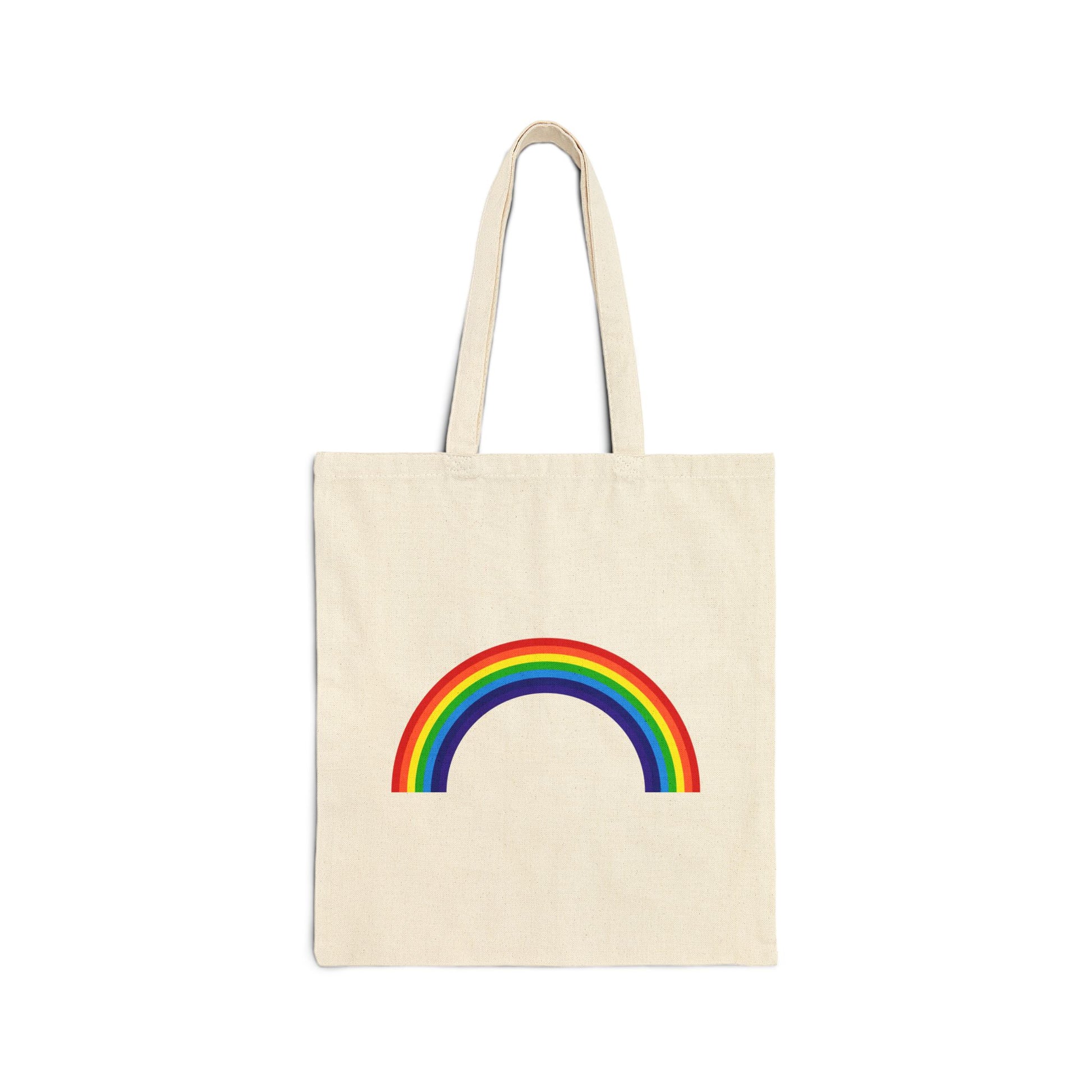 Over the Rainbow Logo Tote Bag - Heavyweight 100% Cotton Canvas by TheGlassyLass.com
