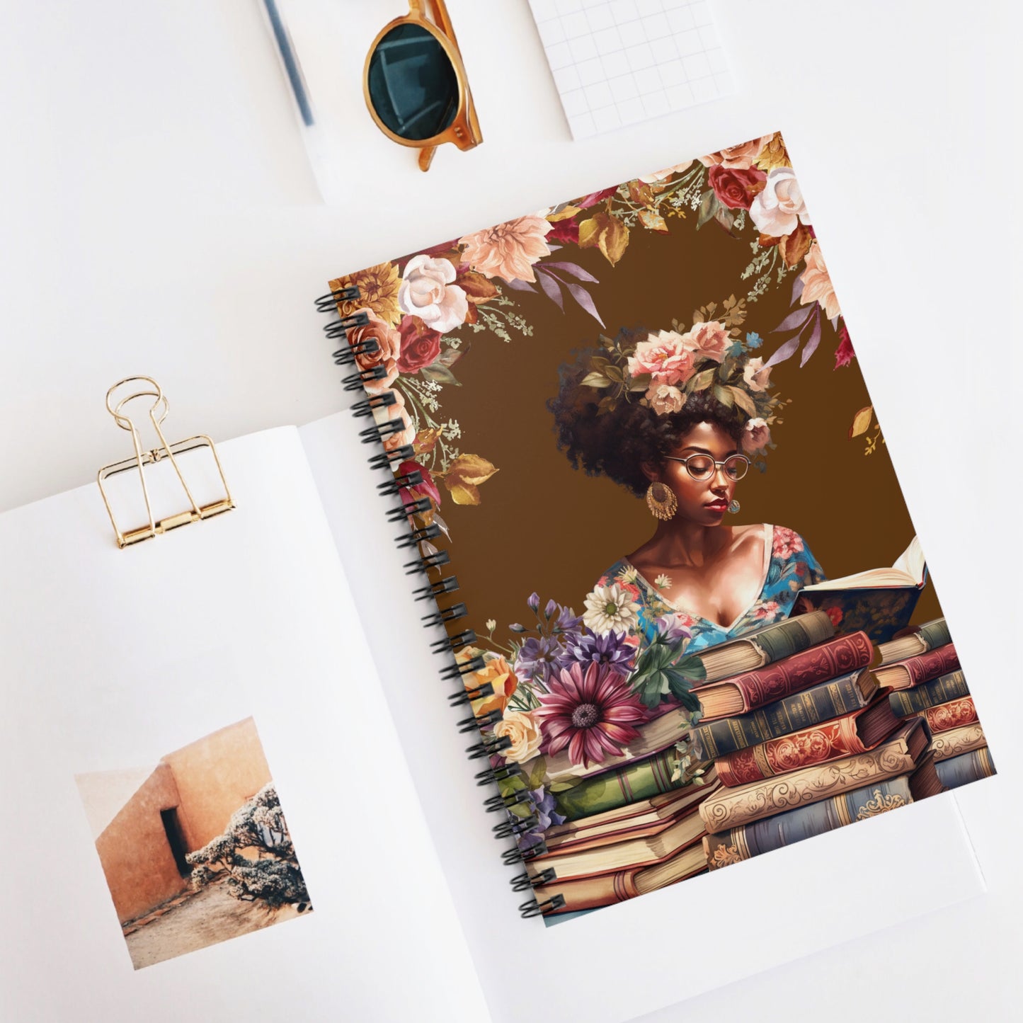 Introspective: Spiral Notebook - Log Books - Journals - Diaries - and More Custom Printed by TheGlassyLass