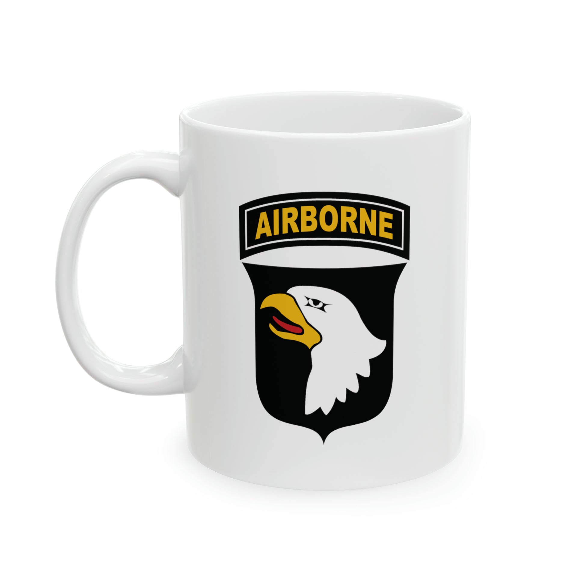 US Army Airborne Coffee Mugs - Double Sided White Ceramic 11oz by TheGlassyLass.com