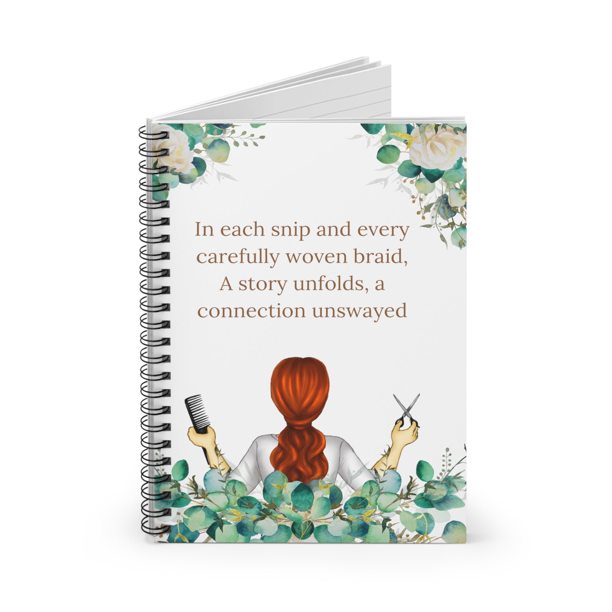 Snip in Time: Spiral Notebook - Log Books - Journals - Diaries - and More Custom Printed by TheGlassyLass