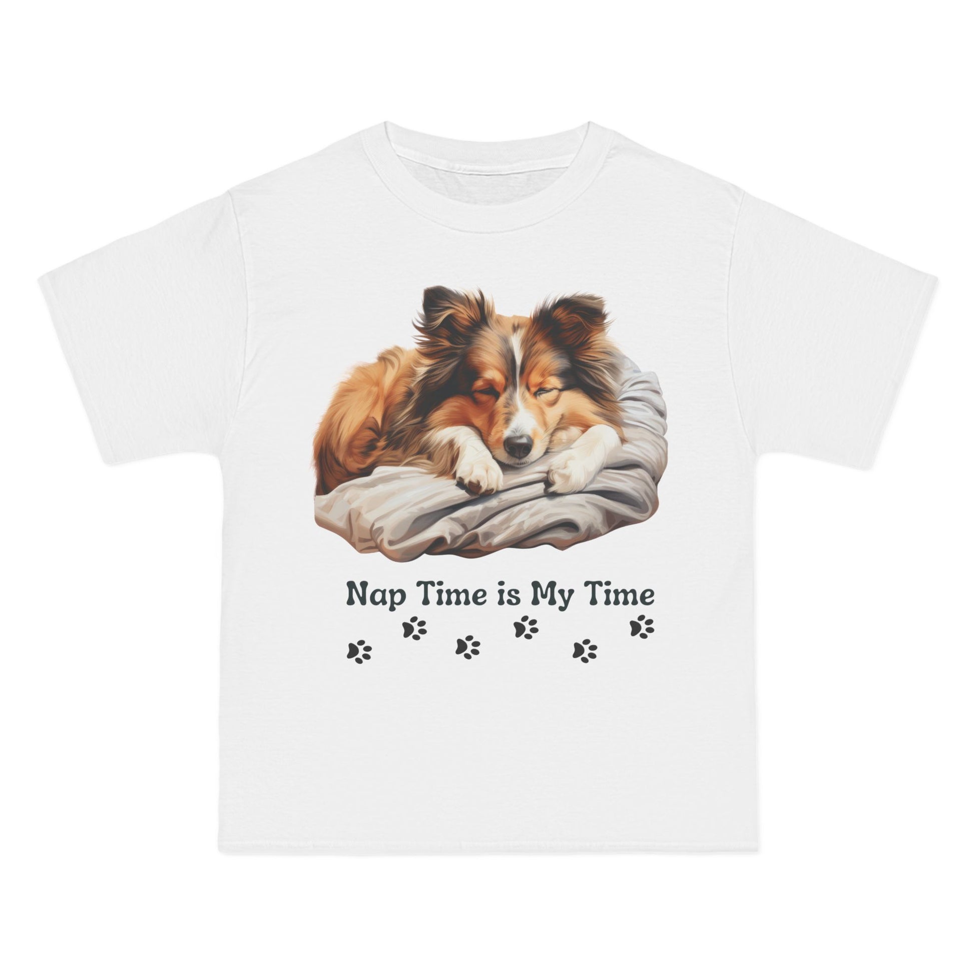 Nap Time is My Time T-Shirt: (Hanes Beefy-T 100% Preshrunk Cotton Custom Printed by TheGlassyLass.com
