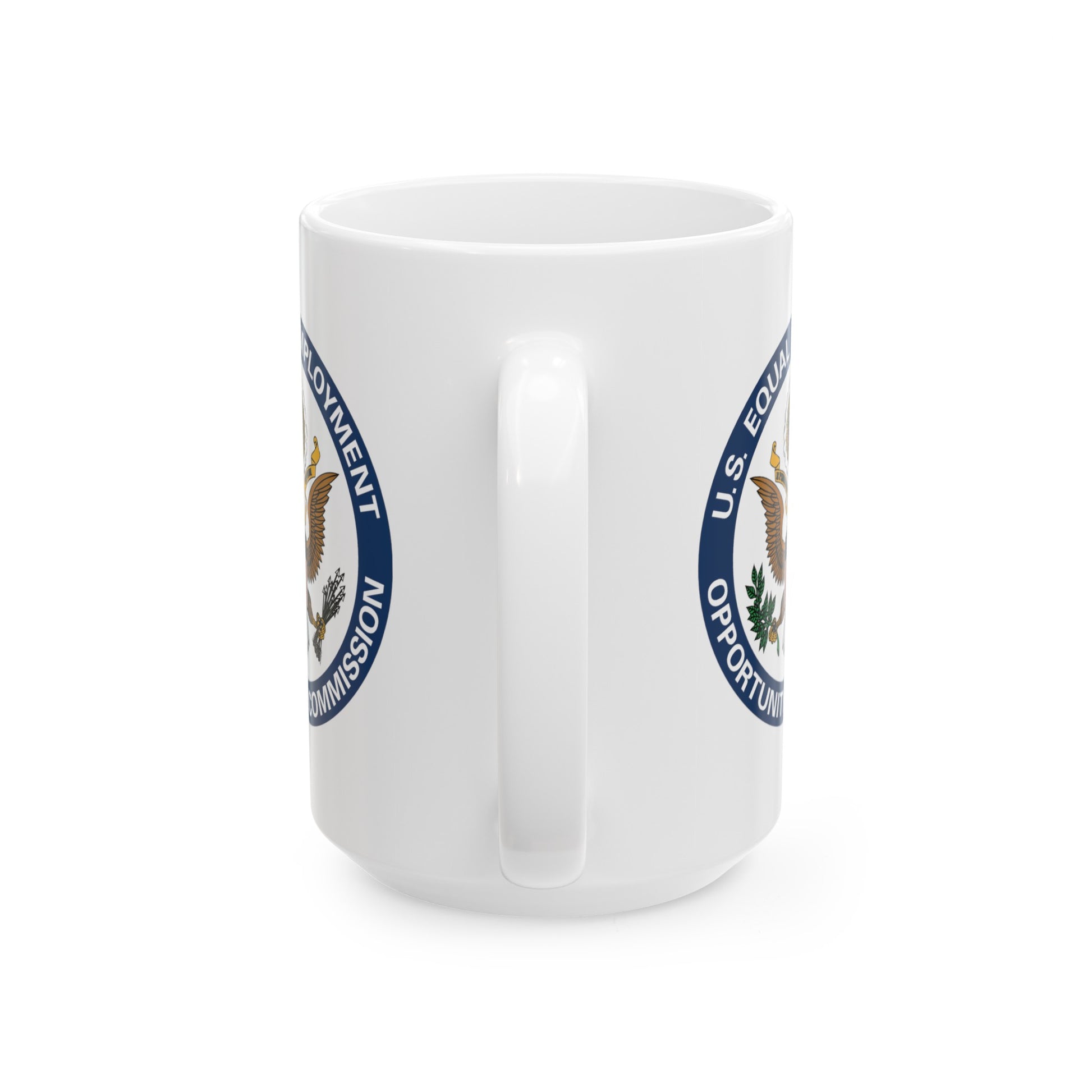 US EEOC Coffee Mug - Double Sided White Ceramic 15oz by TheGlassyLass