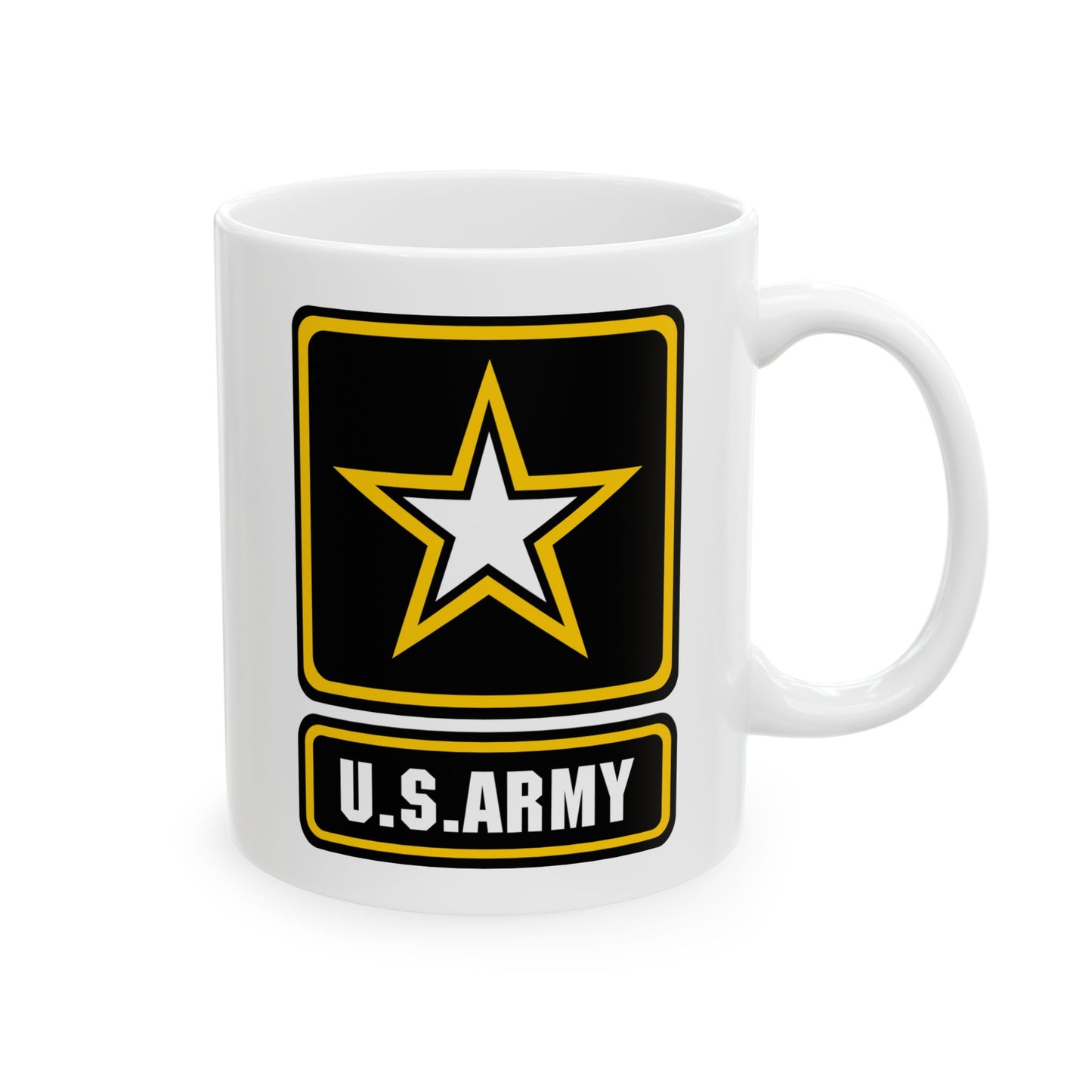 US Army Seal Coffee Mug - Double Sided Print, White Ceramic, 11oz by TheGlassyLass.com