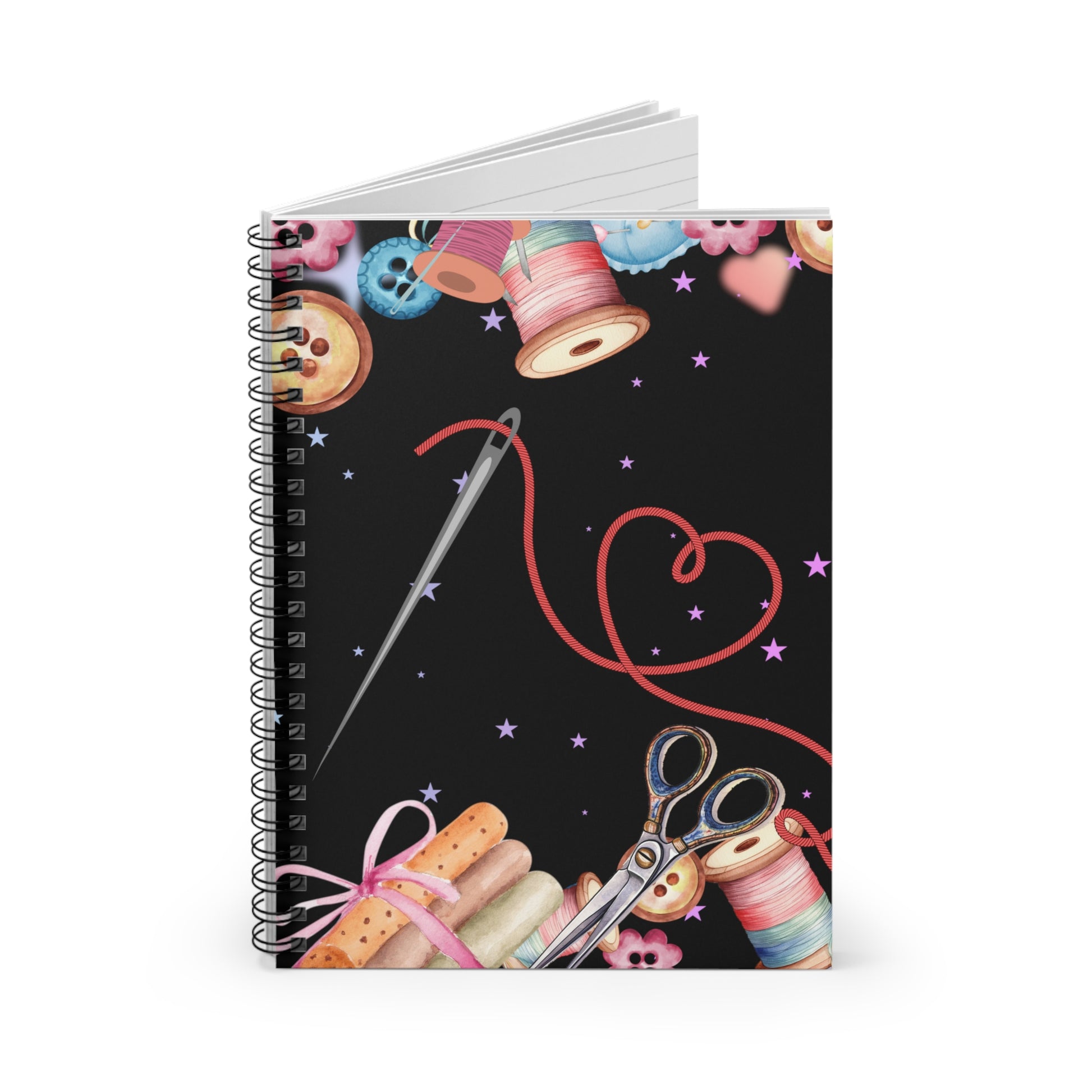 A Stitch in Time: Spiral Notebook - Log Books - Journals - Diaries - and More Custom Printed by TheGlassyLass