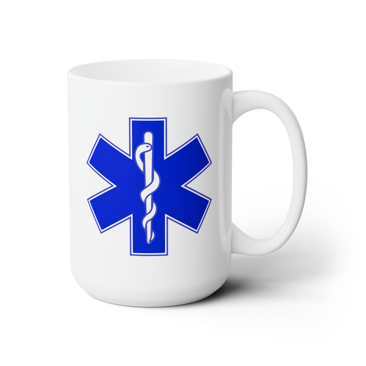 Paramedic Coffee Mug - Double Sided White Ceramic 15oz by TheGlassyLass.com