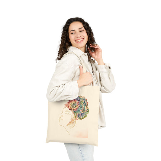 Goddess Logo Tote Bag - Heavyweight 100% Cotton Canvas by TheGlassyLass.com